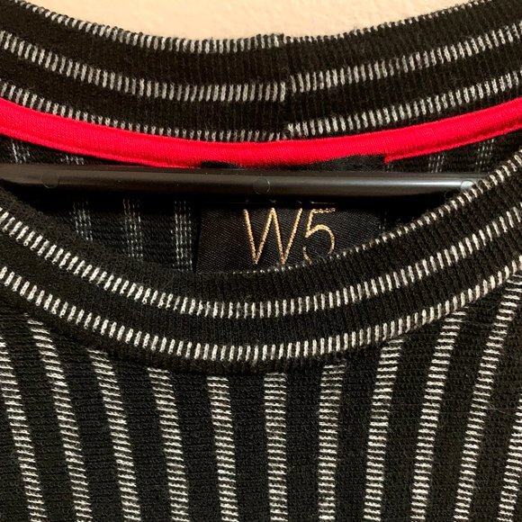 3/$25 W5 Vertically Striped High-Neck Tank Top - Picture 2 of 2